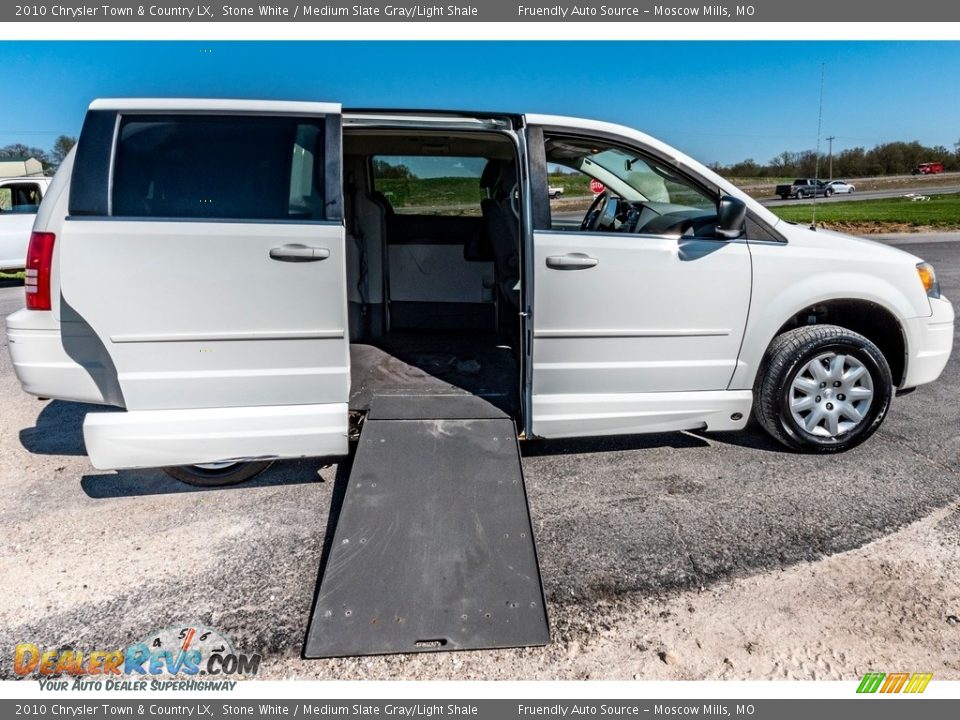 2010 Chrysler Town & Country LX Stone White / Medium Slate Gray/Light Shale Photo #2