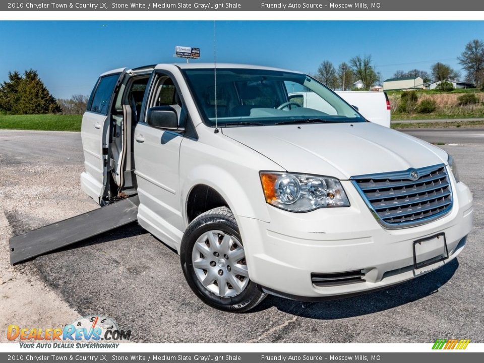 2010 Chrysler Town & Country LX Stone White / Medium Slate Gray/Light Shale Photo #3