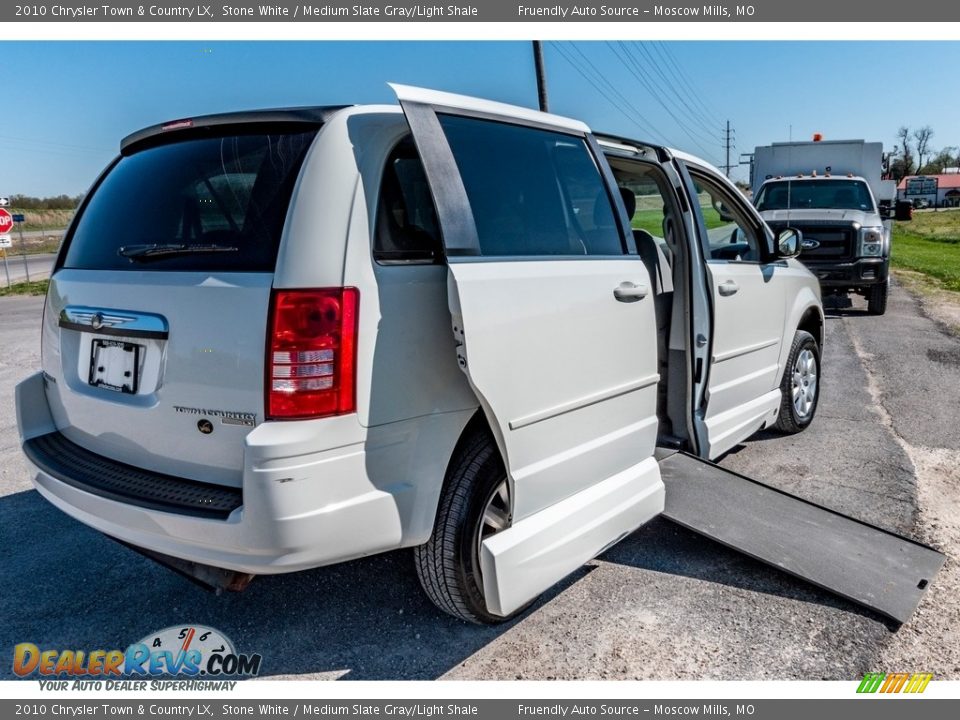 2010 Chrysler Town & Country LX Stone White / Medium Slate Gray/Light Shale Photo #4