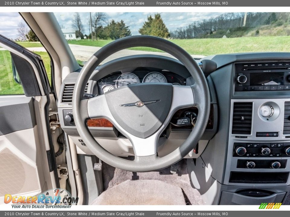 2010 Chrysler Town & Country LX Stone White / Medium Slate Gray/Light Shale Photo #15