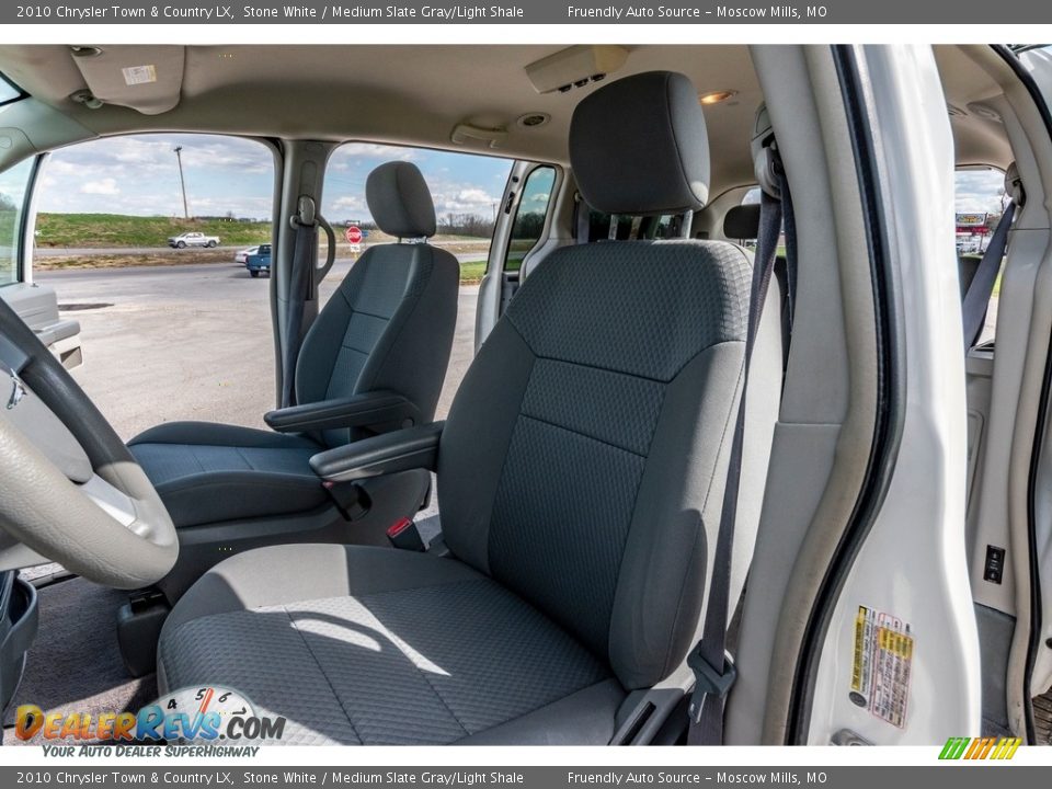 2010 Chrysler Town & Country LX Stone White / Medium Slate Gray/Light Shale Photo #18