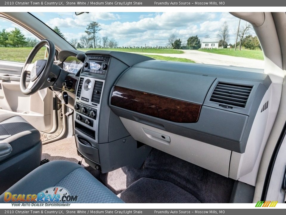 2010 Chrysler Town & Country LX Stone White / Medium Slate Gray/Light Shale Photo #20