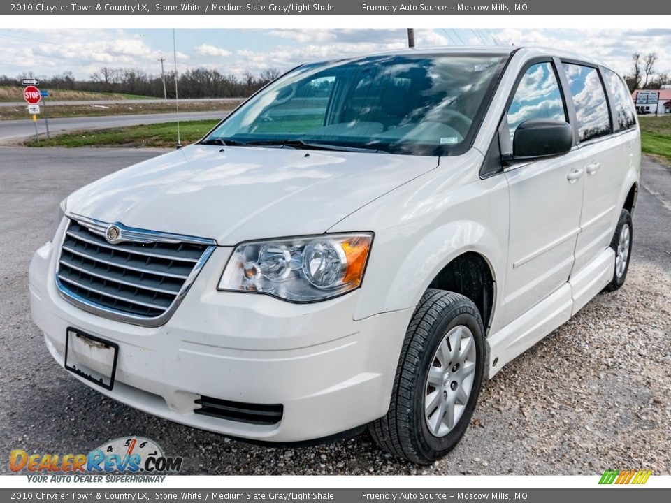 2010 Chrysler Town & Country LX Stone White / Medium Slate Gray/Light Shale Photo #27