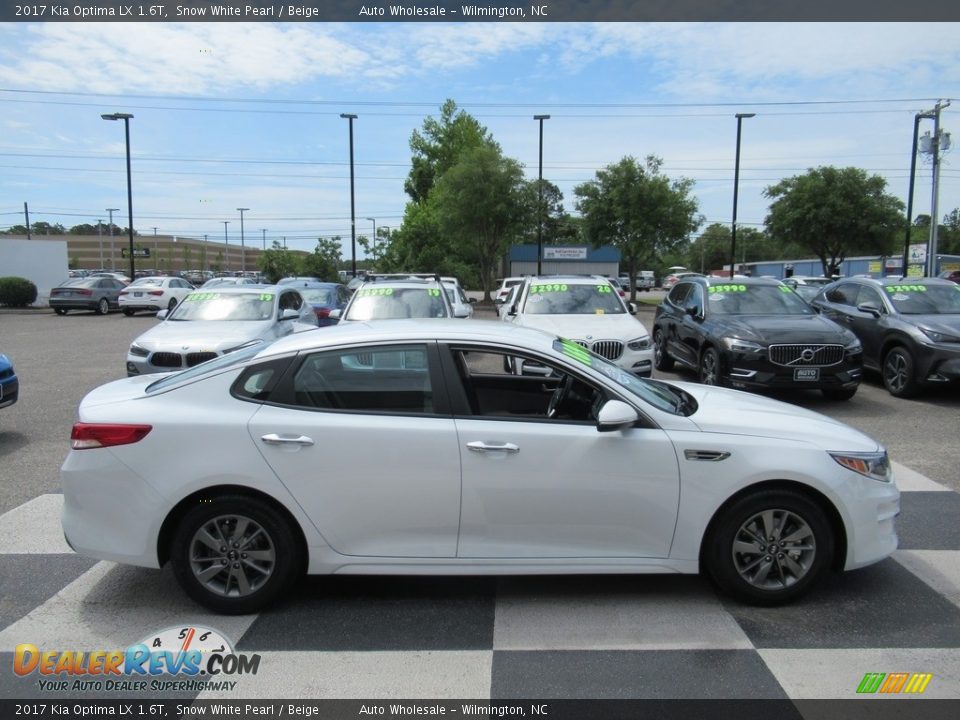 Snow White Pearl 2017 Kia Optima LX 1.6T Photo #3