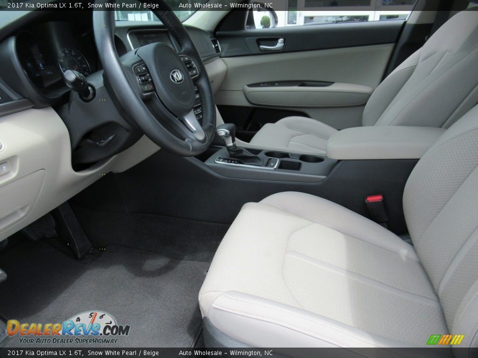 Front Seat of 2017 Kia Optima LX 1.6T Photo #10