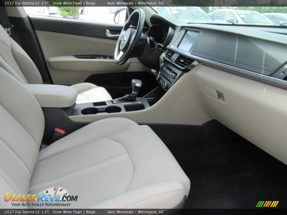 Beige Interior - 2017 Kia Optima LX 1.6T Photo #12