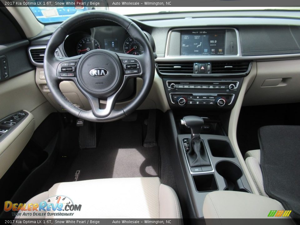 Beige Interior - 2017 Kia Optima LX 1.6T Photo #14