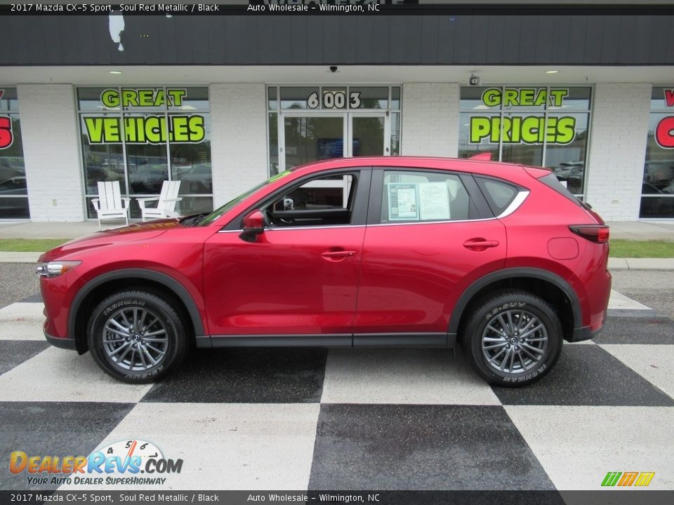 2017 Mazda CX-5 Sport Soul Red Metallic / Black Photo #1