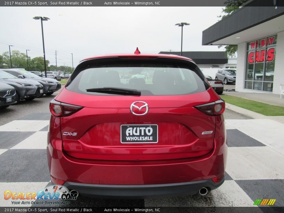 2017 Mazda CX-5 Sport Soul Red Metallic / Black Photo #4