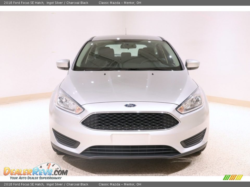 2018 Ford Focus SE Hatch Ingot Silver / Charcoal Black Photo #2