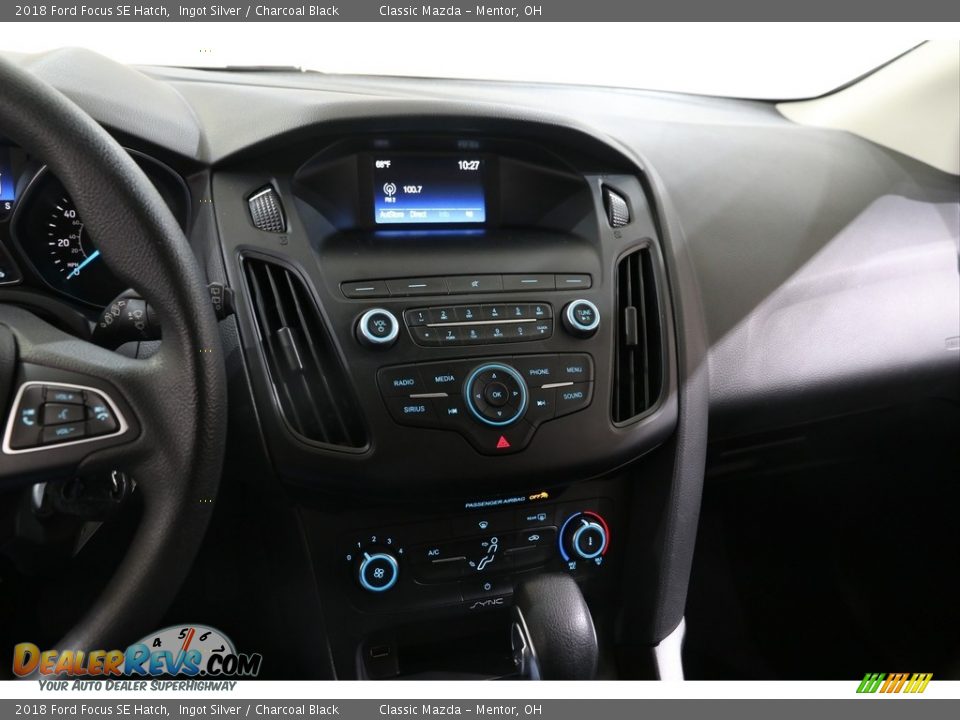 2018 Ford Focus SE Hatch Ingot Silver / Charcoal Black Photo #8