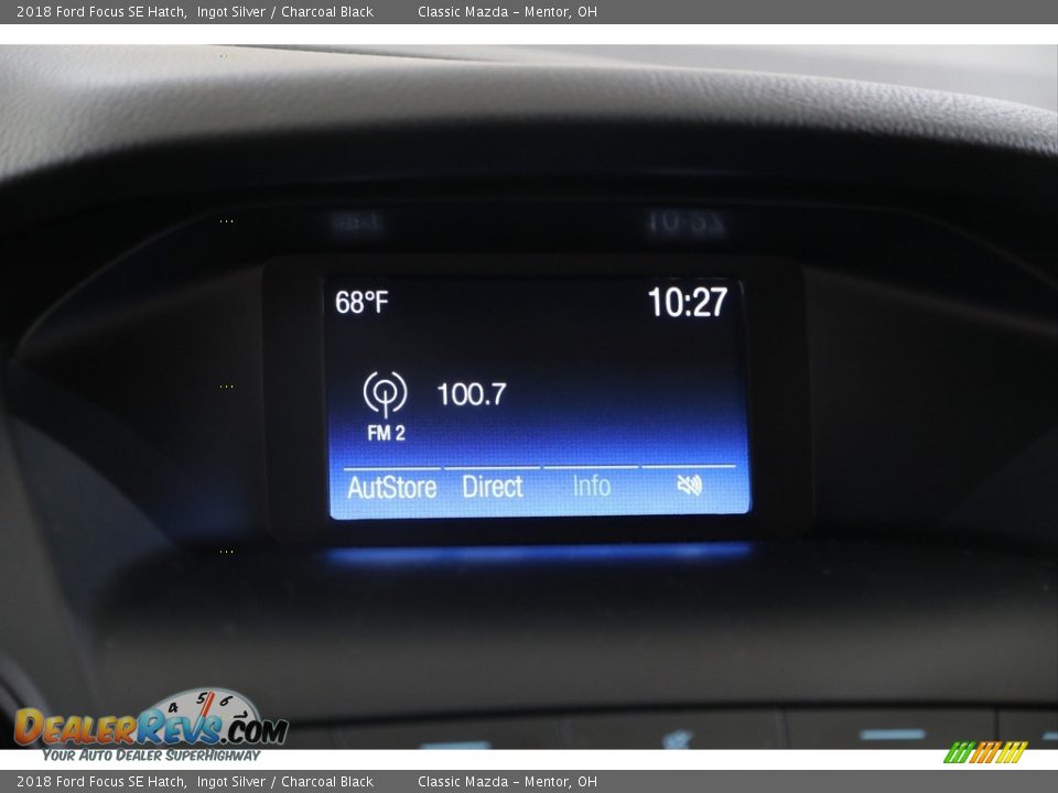 2018 Ford Focus SE Hatch Ingot Silver / Charcoal Black Photo #9