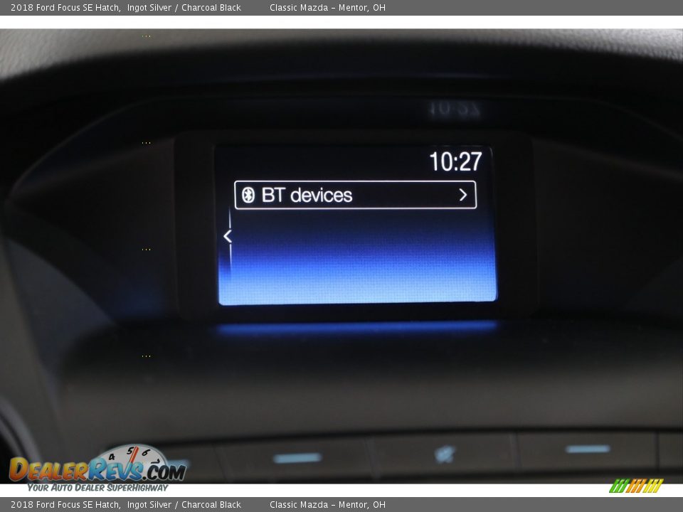 2018 Ford Focus SE Hatch Ingot Silver / Charcoal Black Photo #10