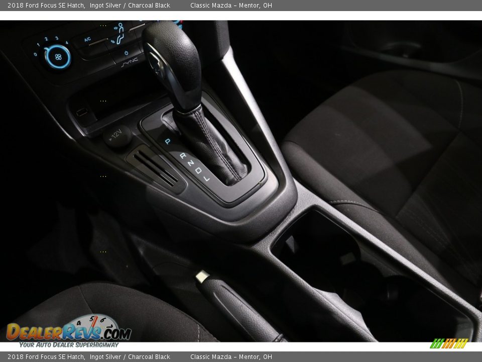 2018 Ford Focus SE Hatch Ingot Silver / Charcoal Black Photo #11