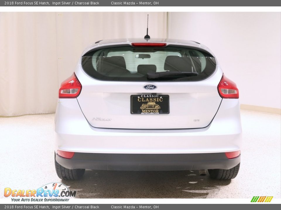 2018 Ford Focus SE Hatch Ingot Silver / Charcoal Black Photo #15