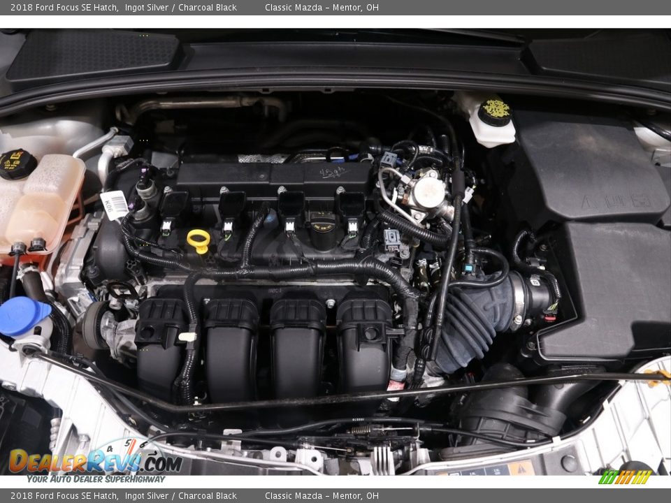 2018 Ford Focus SE Hatch Ingot Silver / Charcoal Black Photo #16
