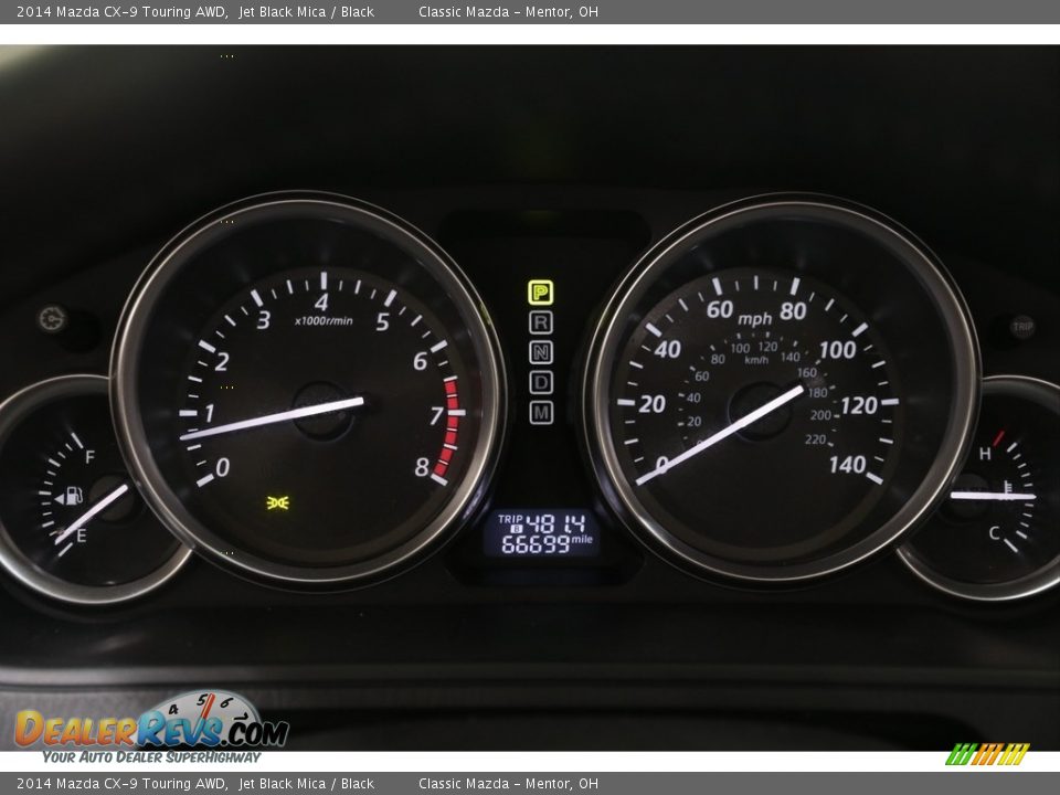 2014 Mazda CX-9 Touring AWD Gauges Photo #8