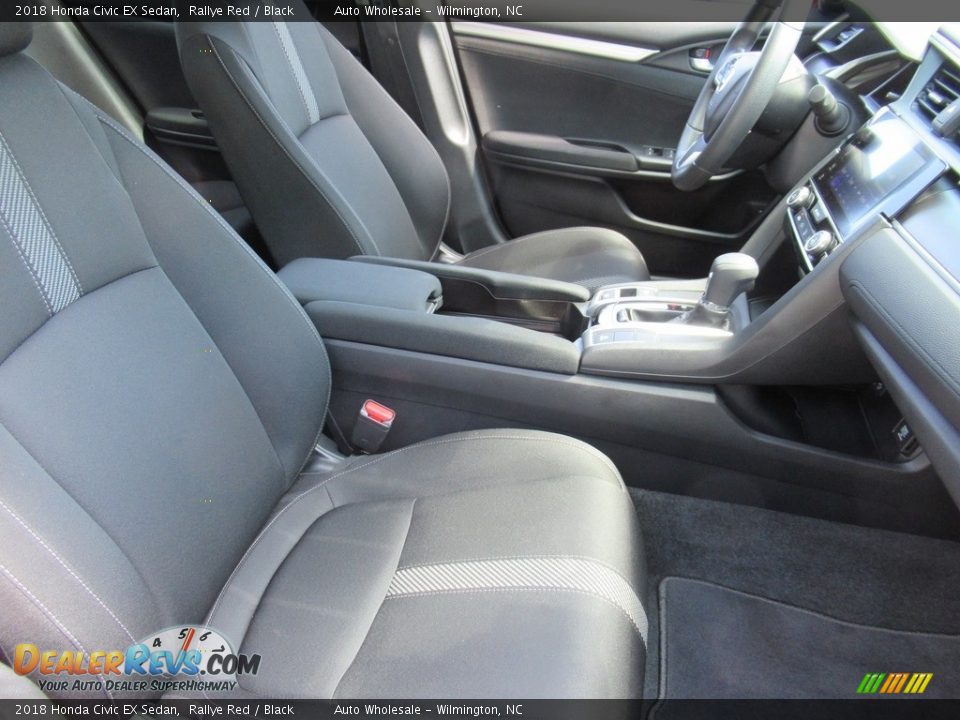 2018 Honda Civic EX Sedan Rallye Red / Black Photo #14
