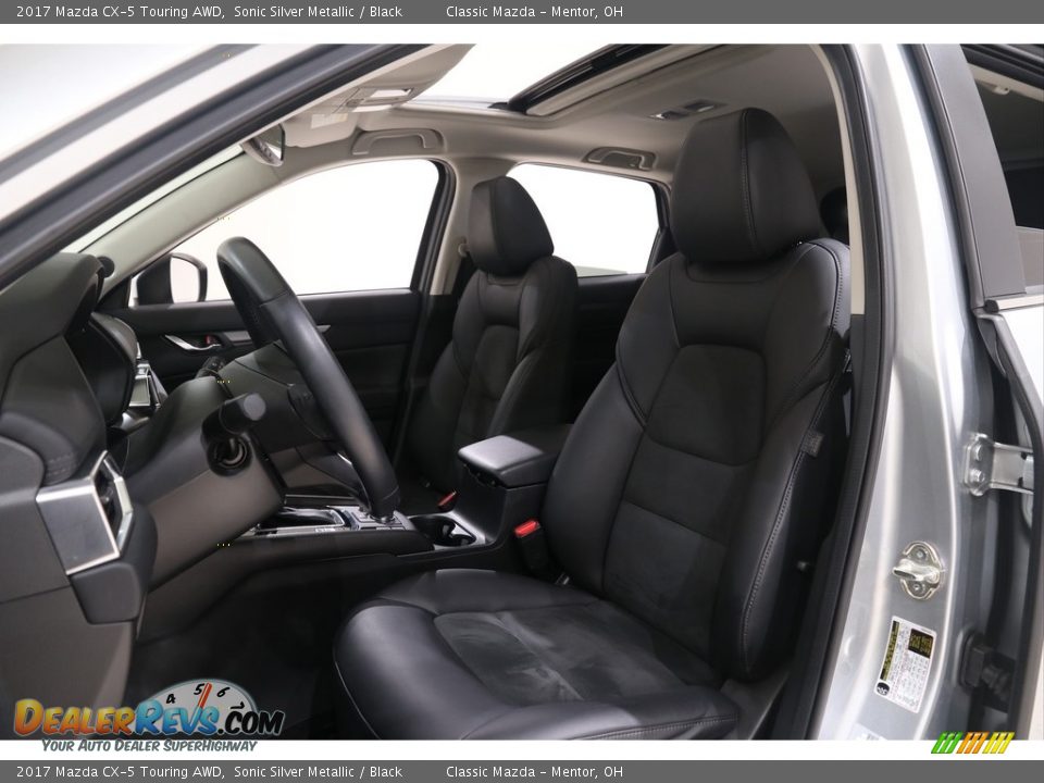 2017 Mazda CX-5 Touring AWD Sonic Silver Metallic / Black Photo #5