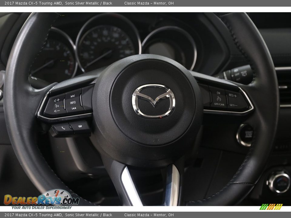 2017 Mazda CX-5 Touring AWD Sonic Silver Metallic / Black Photo #7