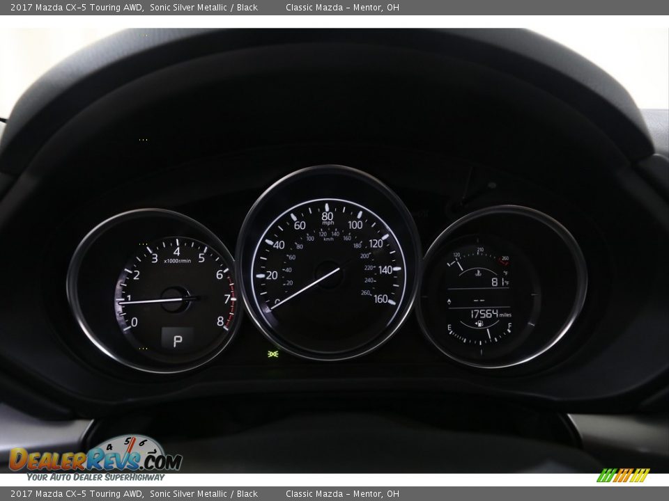 2017 Mazda CX-5 Touring AWD Sonic Silver Metallic / Black Photo #8