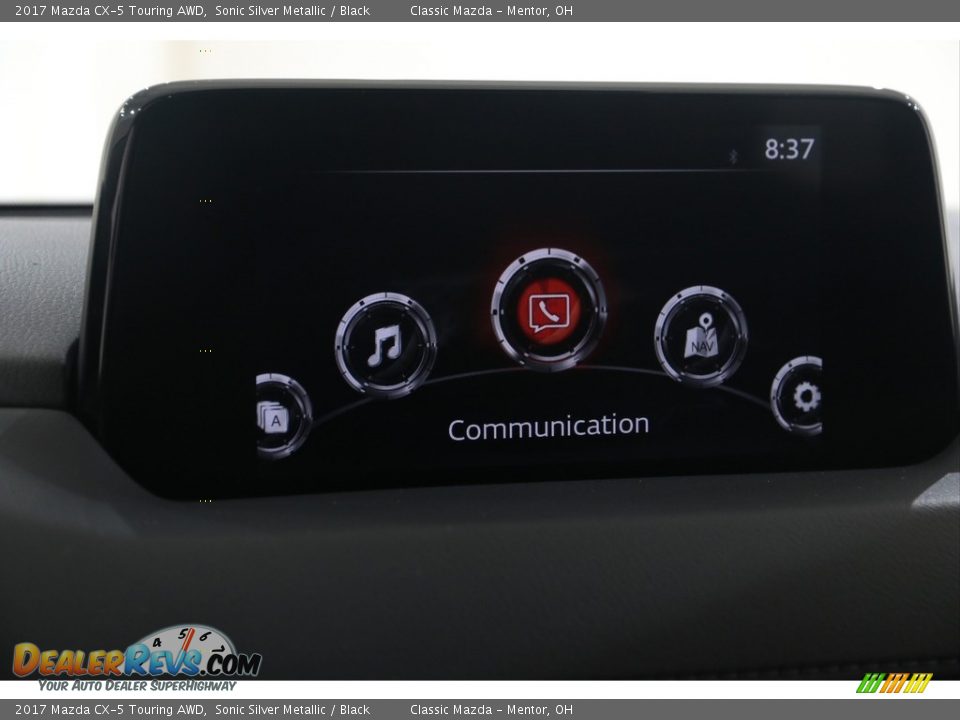 2017 Mazda CX-5 Touring AWD Sonic Silver Metallic / Black Photo #10