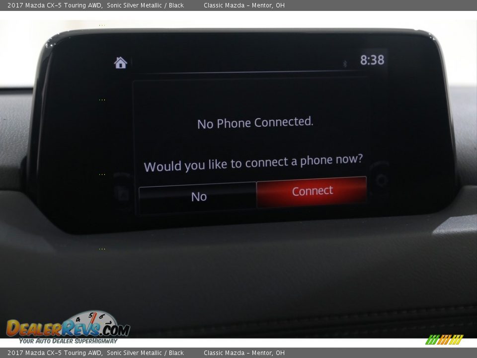 2017 Mazda CX-5 Touring AWD Sonic Silver Metallic / Black Photo #11