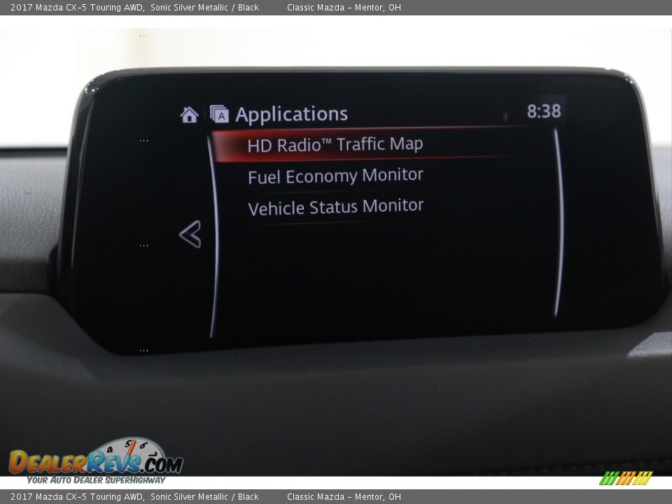 2017 Mazda CX-5 Touring AWD Sonic Silver Metallic / Black Photo #13