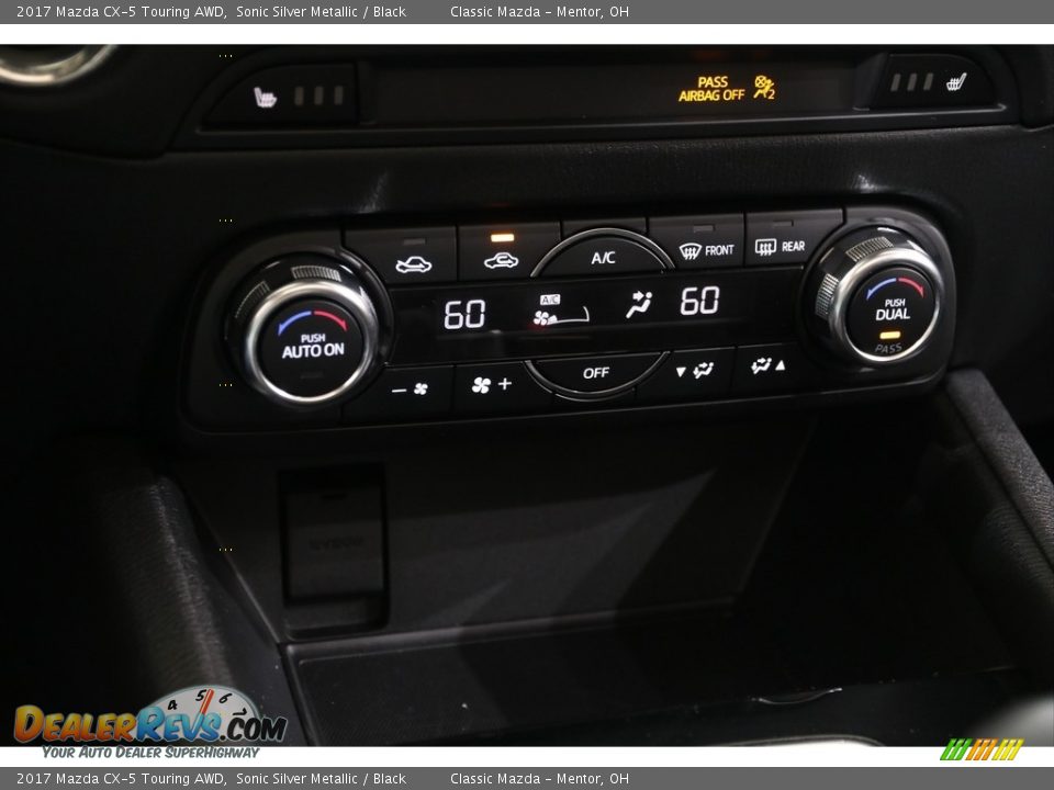 2017 Mazda CX-5 Touring AWD Sonic Silver Metallic / Black Photo #16