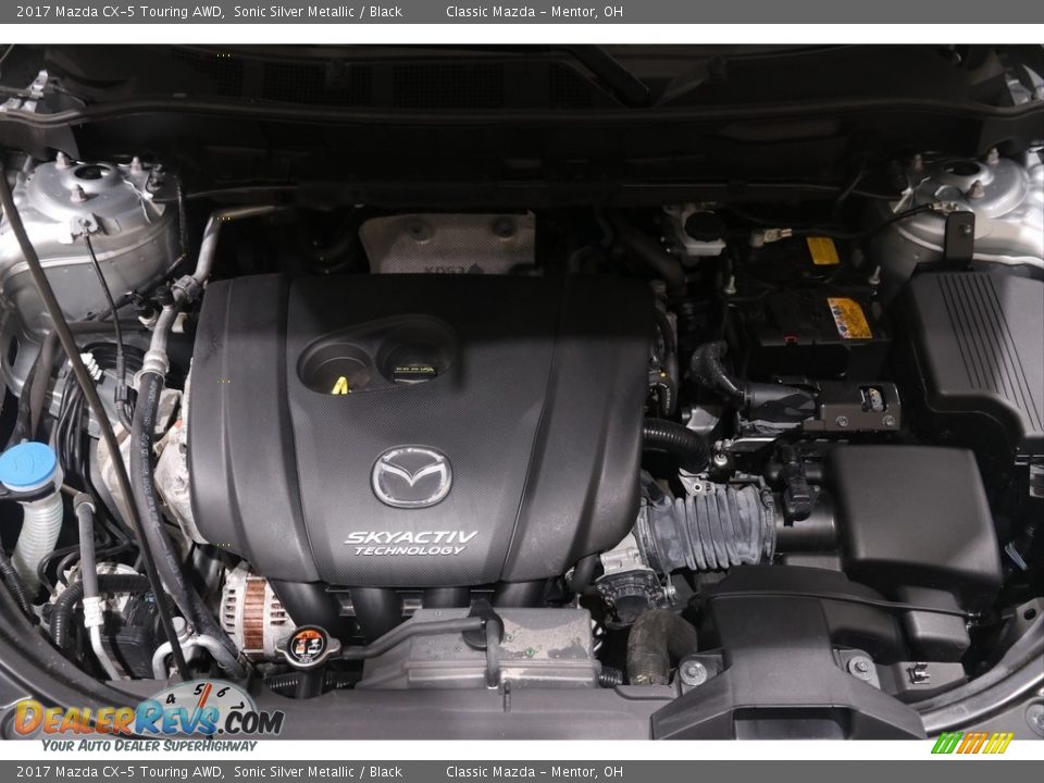 2017 Mazda CX-5 Touring AWD Sonic Silver Metallic / Black Photo #22