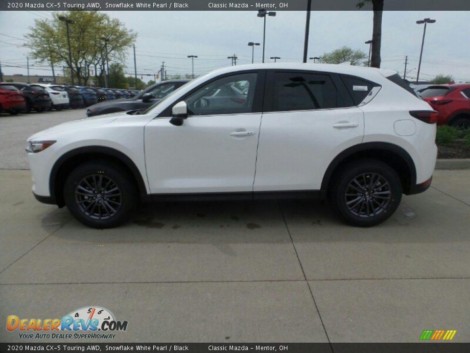 2020 Mazda CX-5 Touring AWD Snowflake White Pearl / Black Photo #4