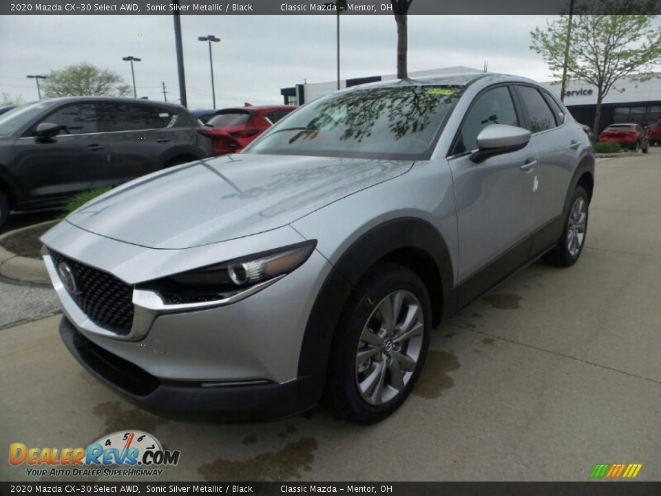 2020 Mazda CX-30 Select AWD Sonic Silver Metallic / Black Photo #3