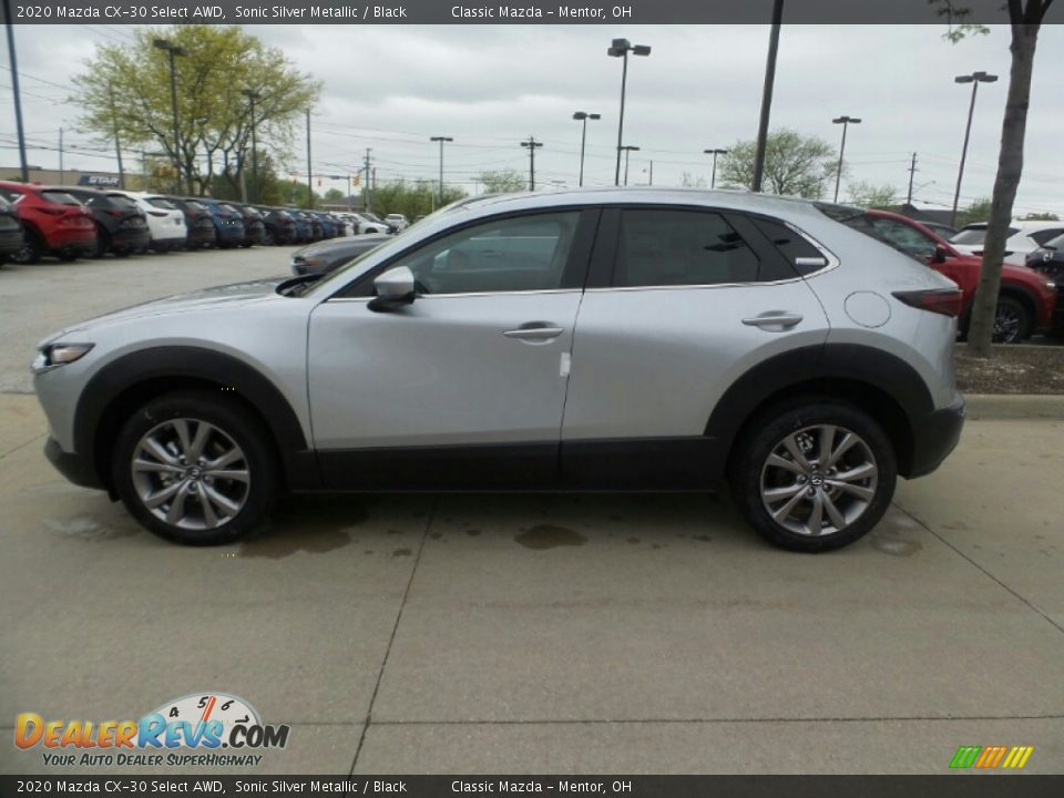 2020 Mazda CX-30 Select AWD Sonic Silver Metallic / Black Photo #4