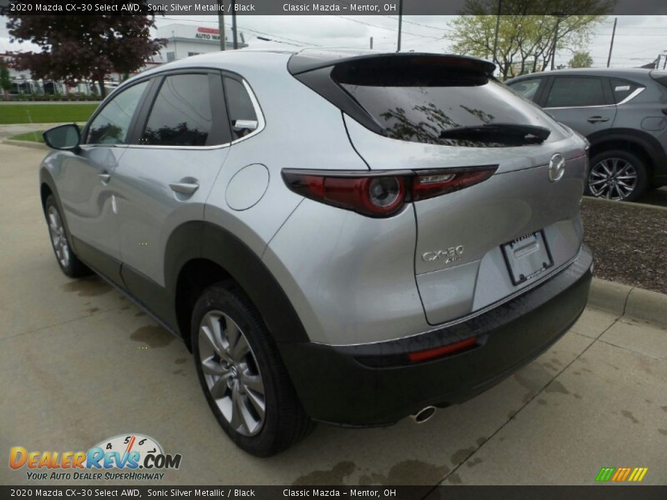 2020 Mazda CX-30 Select AWD Sonic Silver Metallic / Black Photo #5
