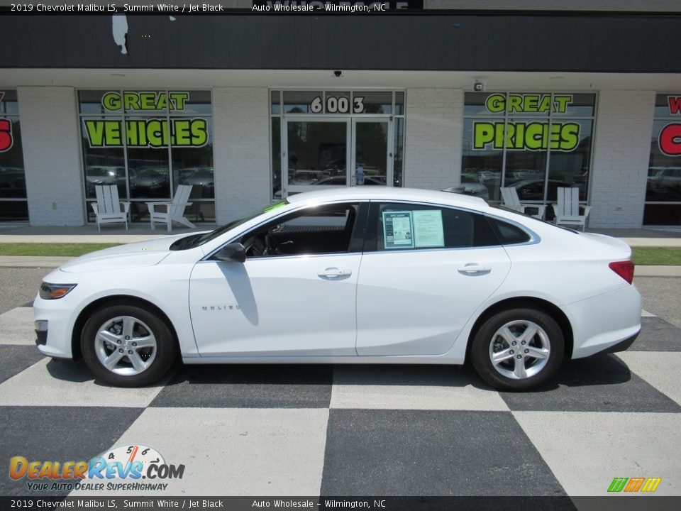 2019 Chevrolet Malibu LS Summit White / Jet Black Photo #1