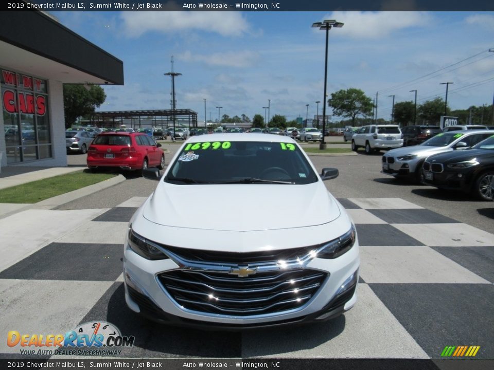 2019 Chevrolet Malibu LS Summit White / Jet Black Photo #2