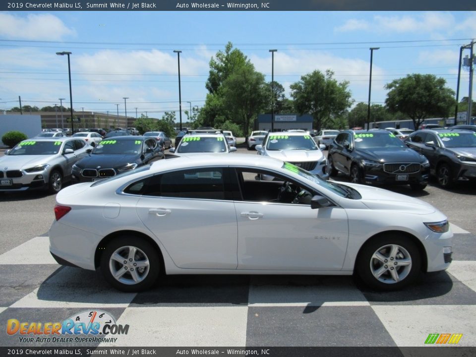 2019 Chevrolet Malibu LS Summit White / Jet Black Photo #3