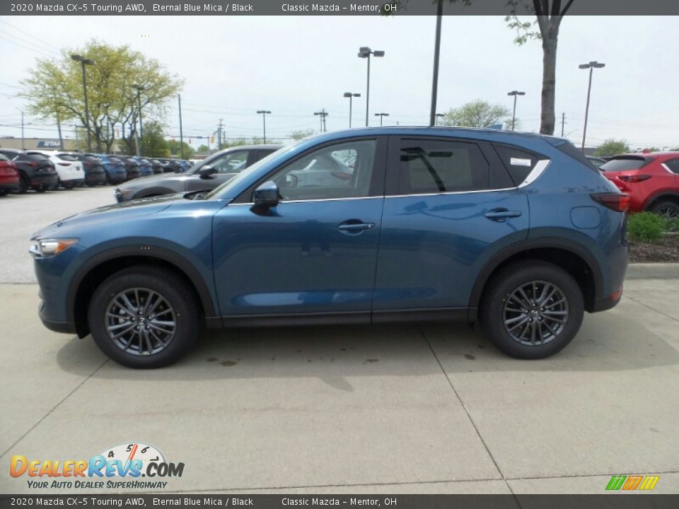 2020 Mazda CX-5 Touring AWD Eternal Blue Mica / Black Photo #4