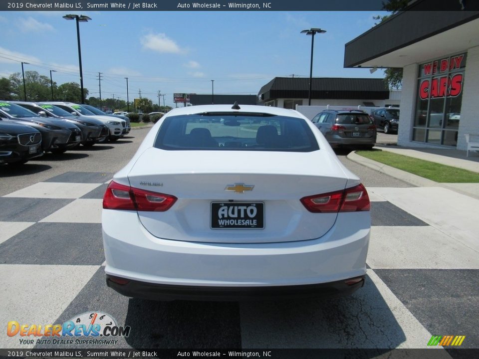 2019 Chevrolet Malibu LS Summit White / Jet Black Photo #4