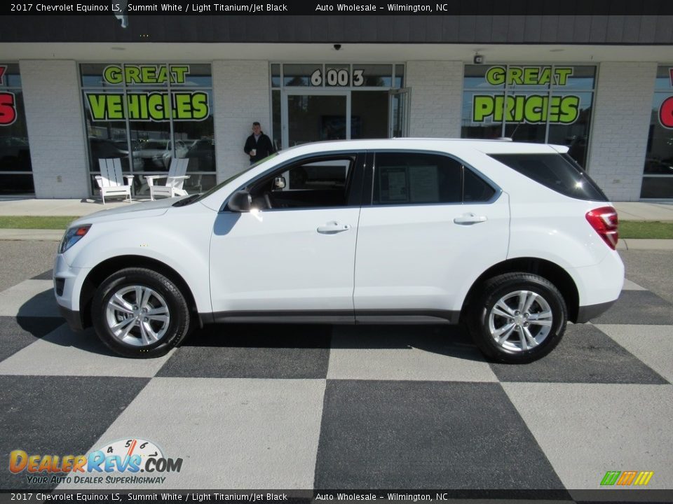 2017 Chevrolet Equinox LS Summit White / Light Titanium/Jet Black Photo #1