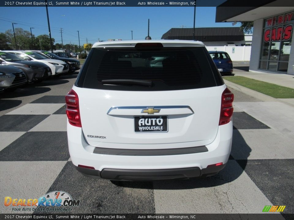 2017 Chevrolet Equinox LS Summit White / Light Titanium/Jet Black Photo #4