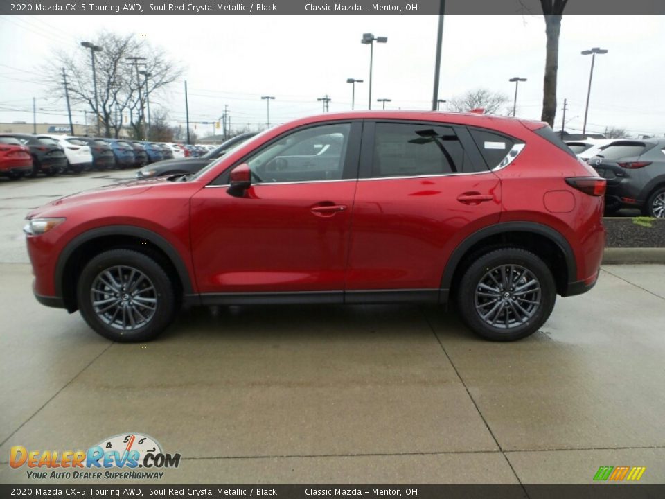 2020 Mazda CX-5 Touring AWD Soul Red Crystal Metallic / Black Photo #4