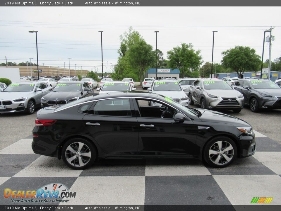 2019 Kia Optima S Ebony Black / Black Photo #3