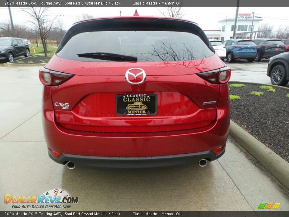 2020 Mazda CX-5 Touring AWD Soul Red Crystal Metallic / Black Photo #6