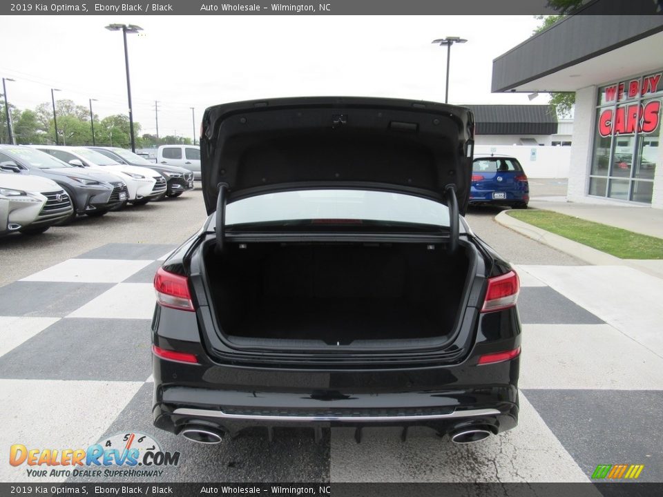 2019 Kia Optima S Ebony Black / Black Photo #5