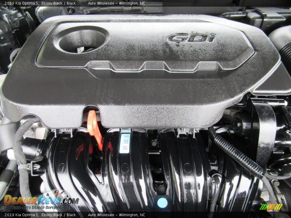 2019 Kia Optima S Ebony Black / Black Photo #6