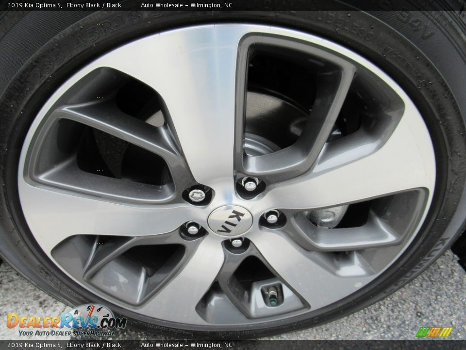 2019 Kia Optima S Ebony Black / Black Photo #7