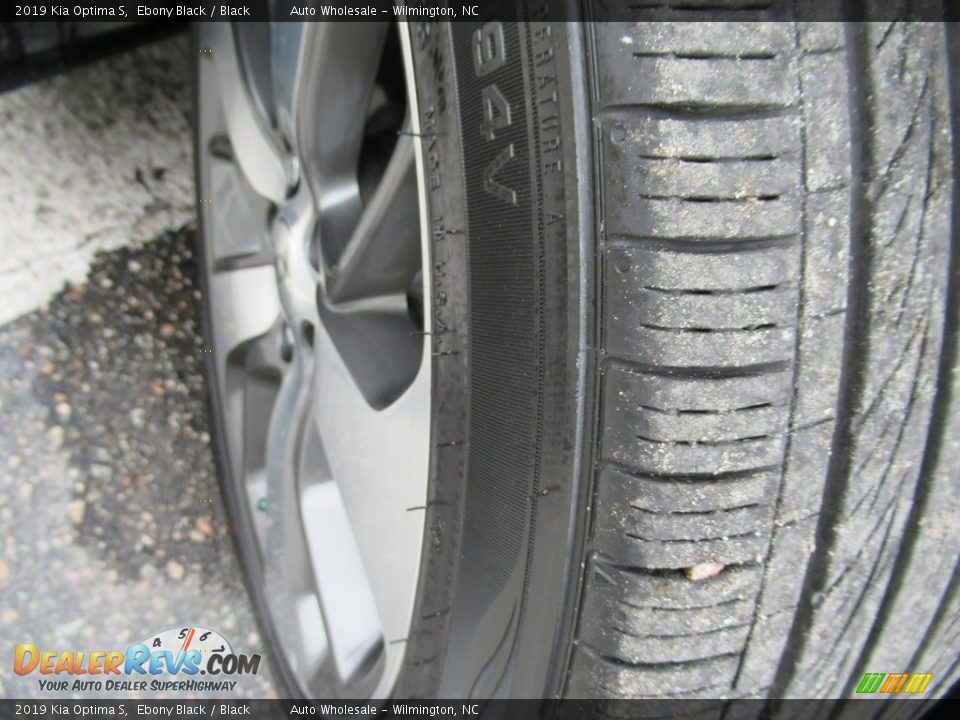 2019 Kia Optima S Ebony Black / Black Photo #8