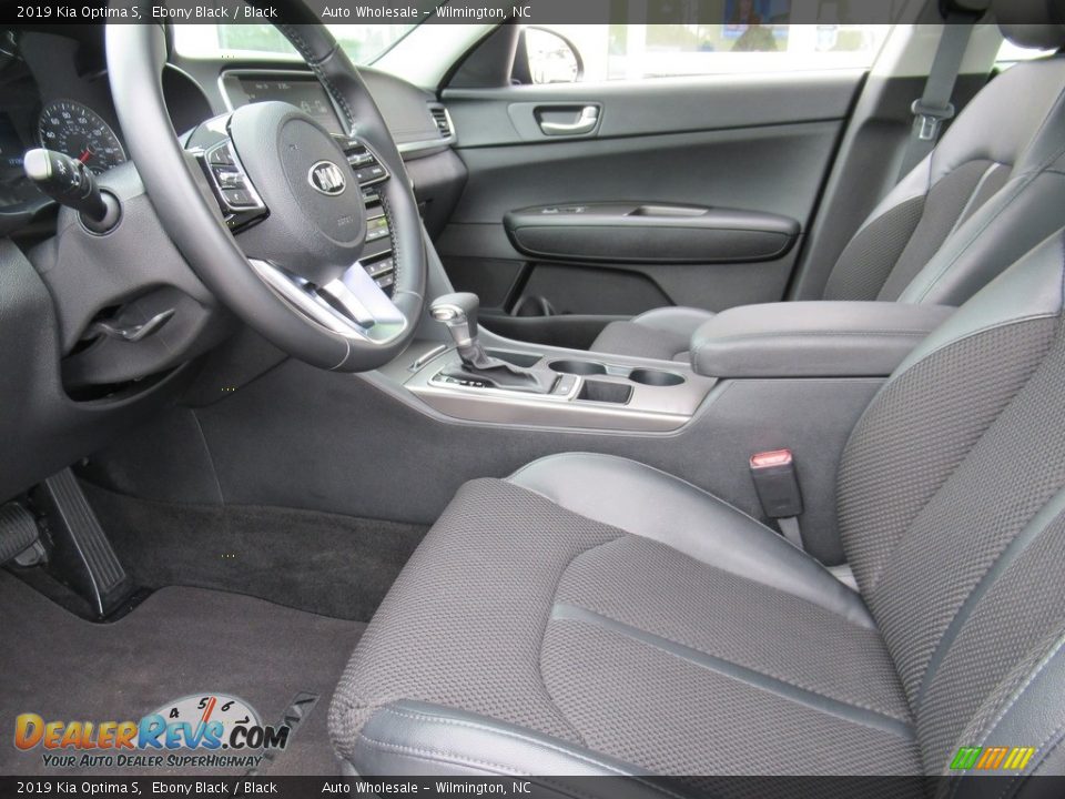2019 Kia Optima S Ebony Black / Black Photo #10