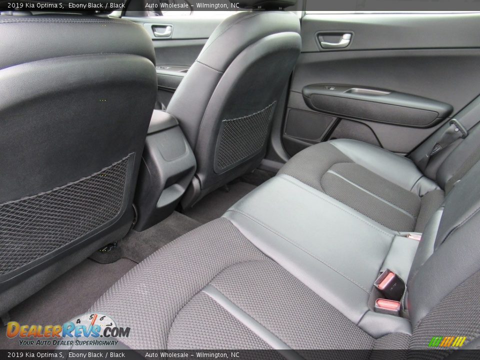 2019 Kia Optima S Ebony Black / Black Photo #11